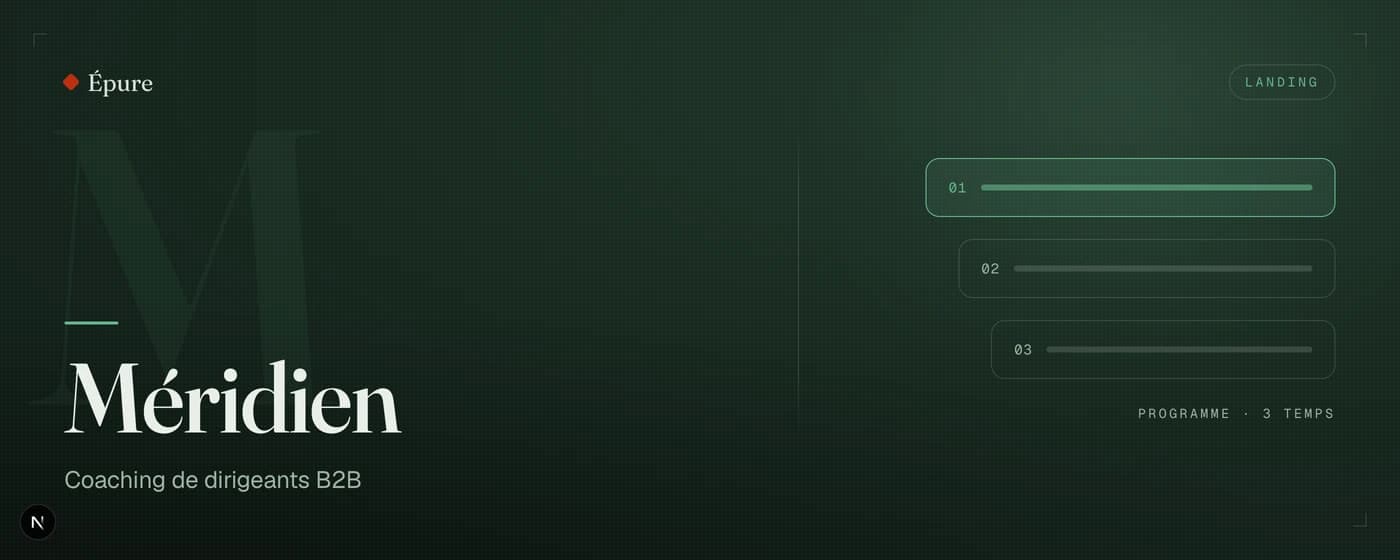 Méridien — Coaching de dirigeants