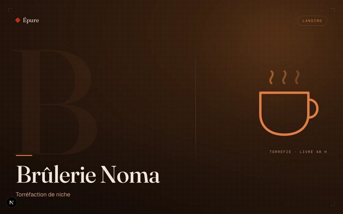 Brûlerie Noma — E-commerce de niche