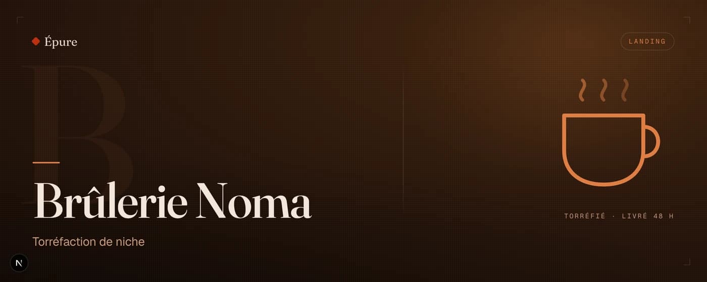 Brûlerie Noma — E-commerce de niche