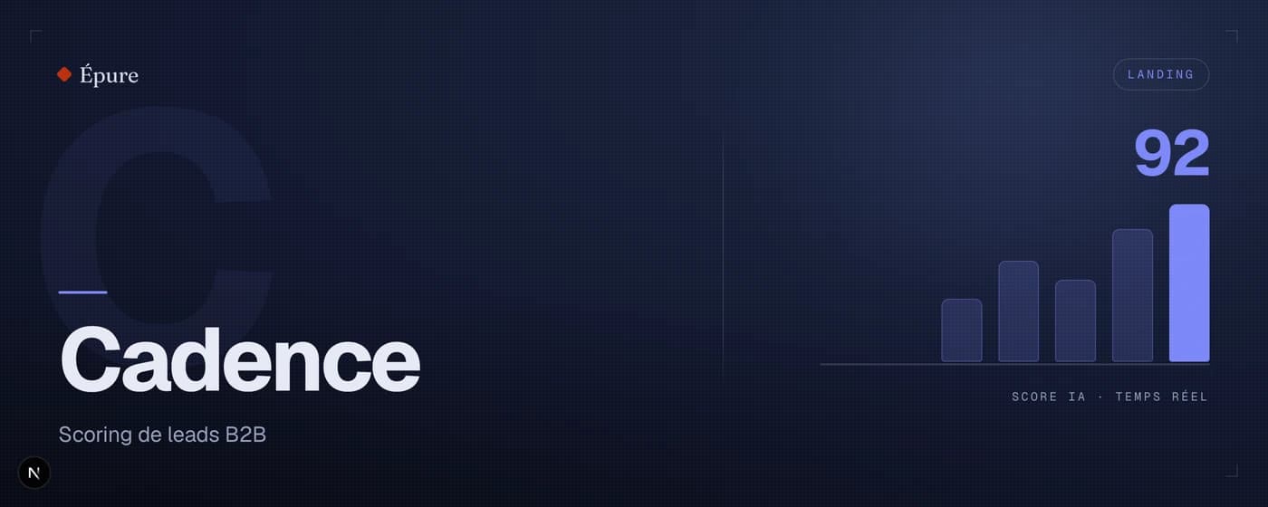 Cadence — SaaS B2B · scoring de leads