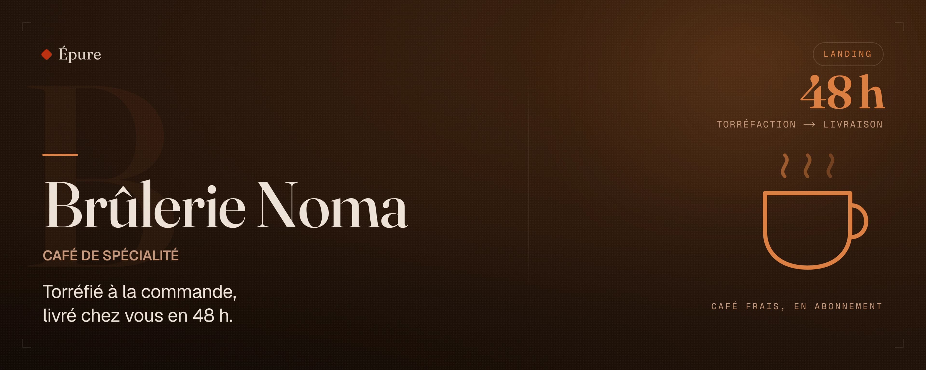 Brûlerie Noma — E-commerce de niche